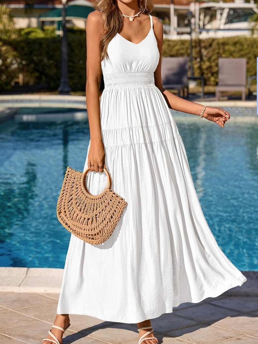 NWT White Maxi Dress